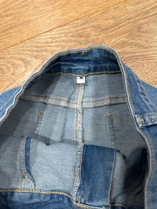 Blue Denim Cargo Barrel Jeans - Picture 6 of 6